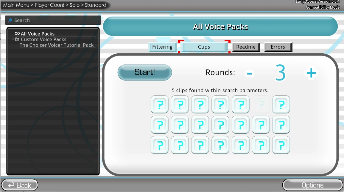The Choicer Voicer let the judges be unreliable company screenshot